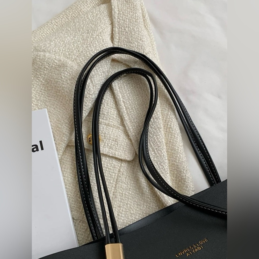 Women's Solid Color Versatile Handbag, Minimalist… - image 3